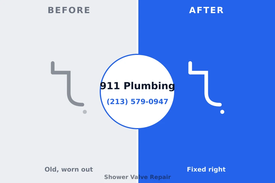 Before and after: plumbing company McSherrystown, PA